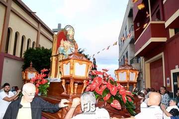 Misa y procesión en El Ejido de Telde/Francisco Javier Santana.